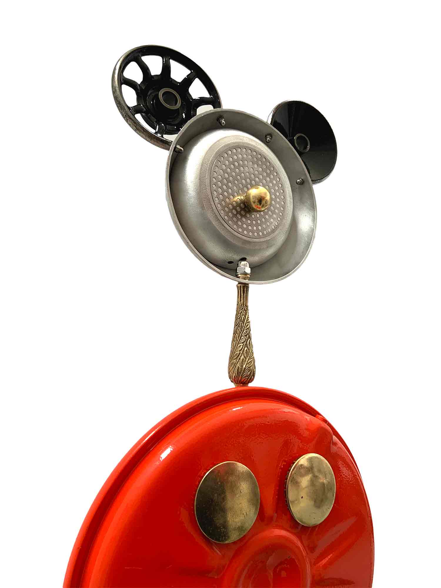 Sculpture of Mickey Mouse to hang on the wall
